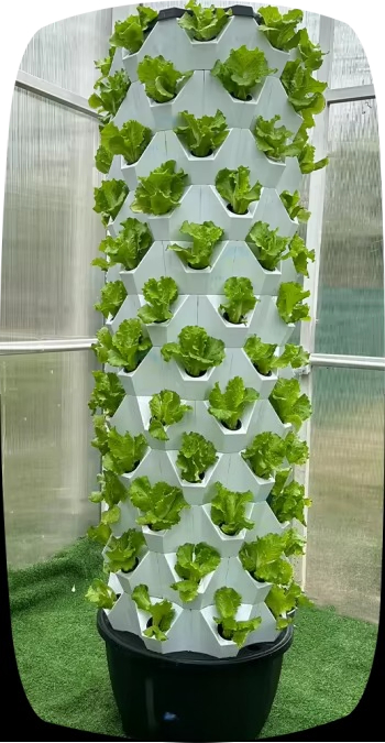 Vertical Garden Tower Wheels M - Hydroponic Farming Agriculture recension och pris