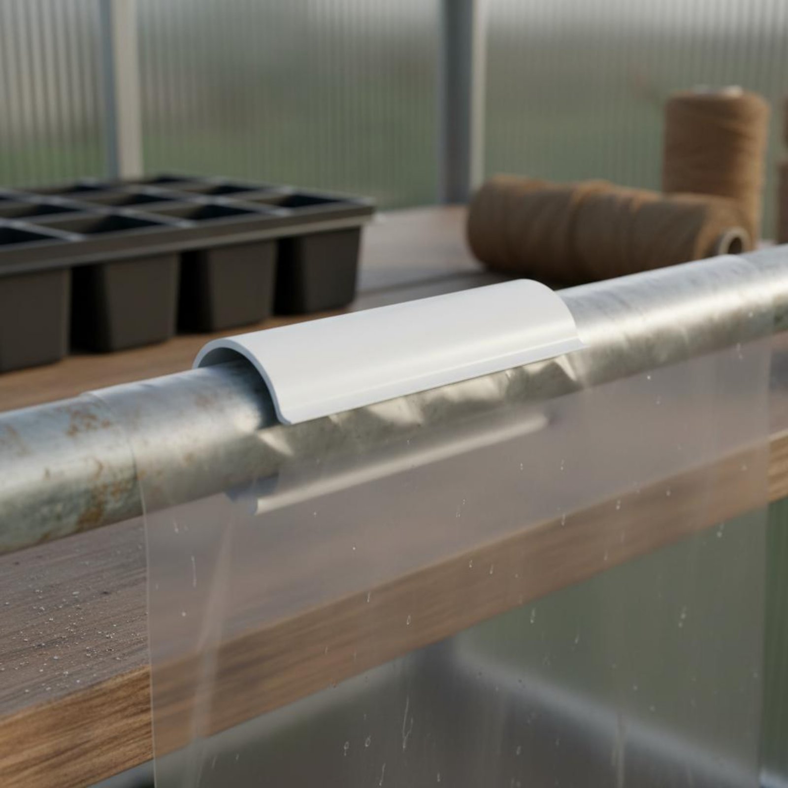32 Pieces 1 Inch Greenhouse Cl - Greenhouse Plastic Film recension och pris